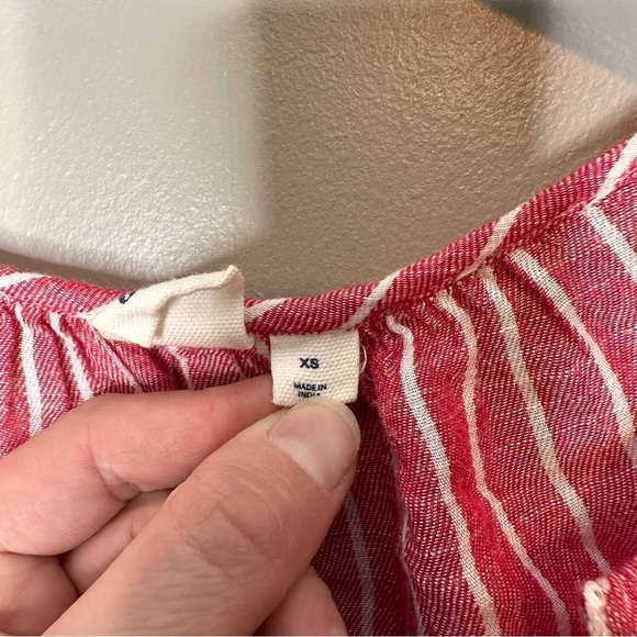 Gap striped lightweight long sleeve blouse - Picture 3 of 6